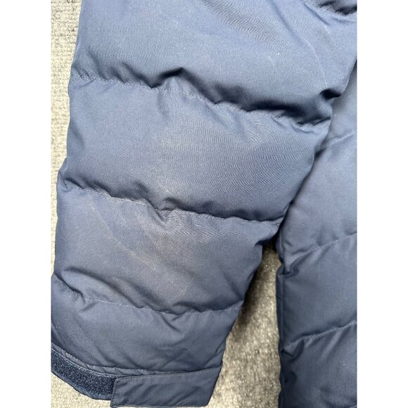 Eddie Bauer Men’s Down Puffer Jacket Winter Parka Full Zip Coat Large Blue - Picture 4 of 14